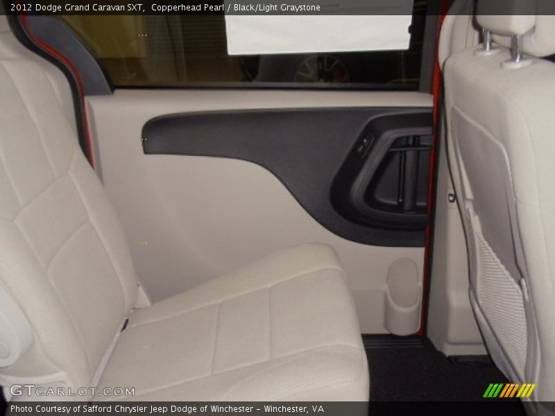 Copperhead Pearl / Black/Light Graystone 2012 Dodge Grand Caravan SXT