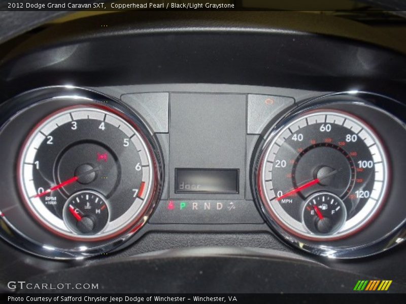  2012 Grand Caravan SXT SXT Gauges