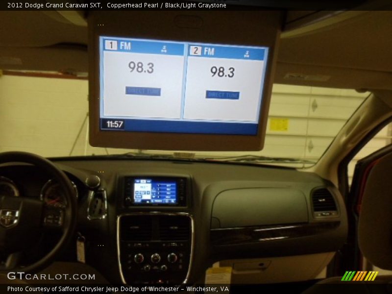 Copperhead Pearl / Black/Light Graystone 2012 Dodge Grand Caravan SXT
