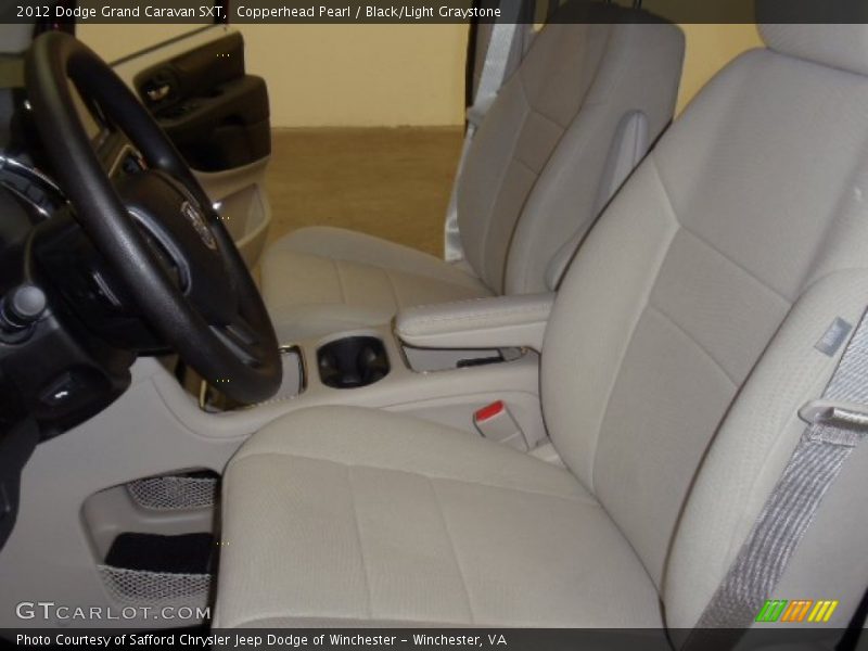 Copperhead Pearl / Black/Light Graystone 2012 Dodge Grand Caravan SXT