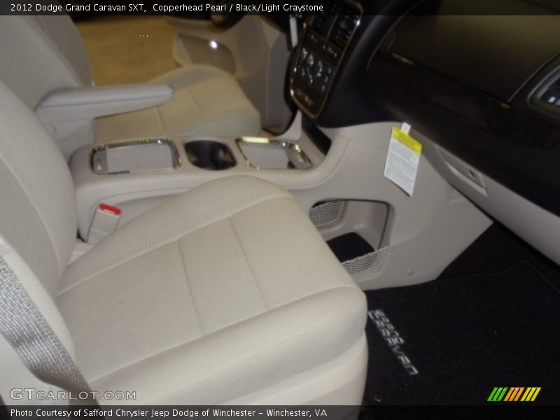 Copperhead Pearl / Black/Light Graystone 2012 Dodge Grand Caravan SXT
