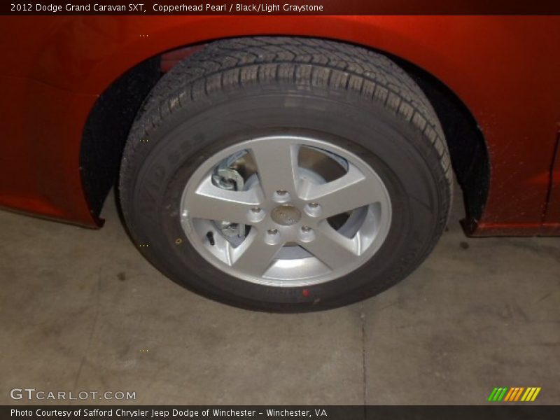 Copperhead Pearl / Black/Light Graystone 2012 Dodge Grand Caravan SXT