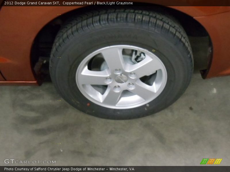 Copperhead Pearl / Black/Light Graystone 2012 Dodge Grand Caravan SXT