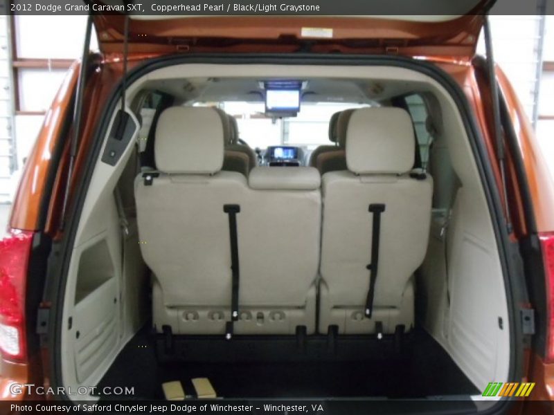Copperhead Pearl / Black/Light Graystone 2012 Dodge Grand Caravan SXT