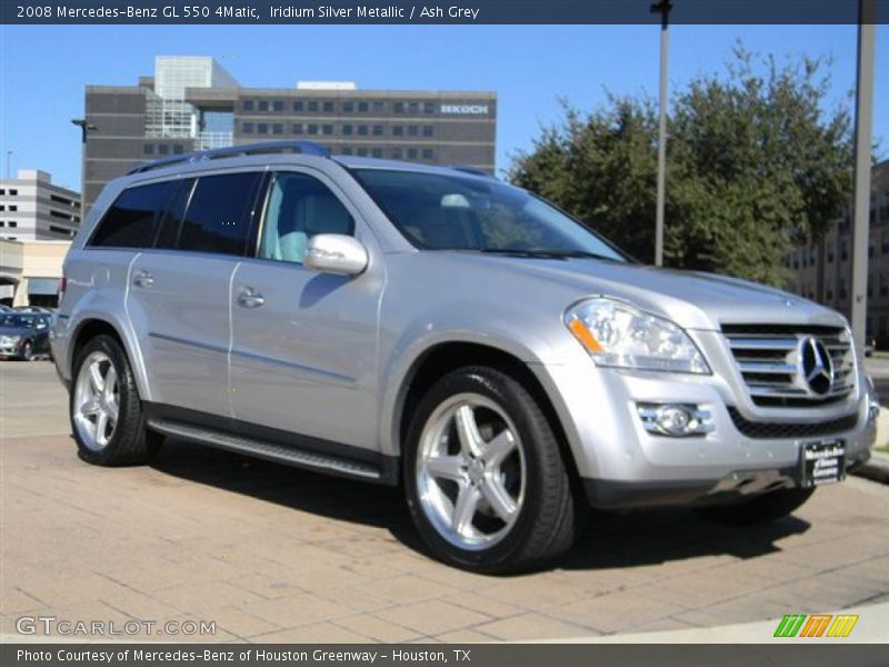 Iridium Silver Metallic / Ash Grey 2008 Mercedes-Benz GL 550 4Matic