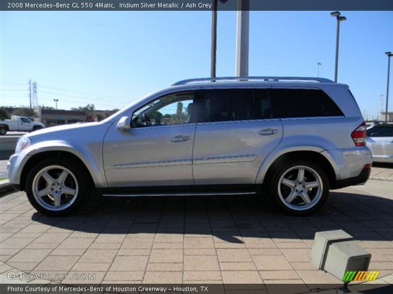 Iridium Silver Metallic / Ash Grey 2008 Mercedes-Benz GL 550 4Matic
