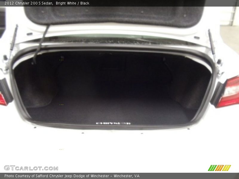 Bright White / Black 2012 Chrysler 200 S Sedan