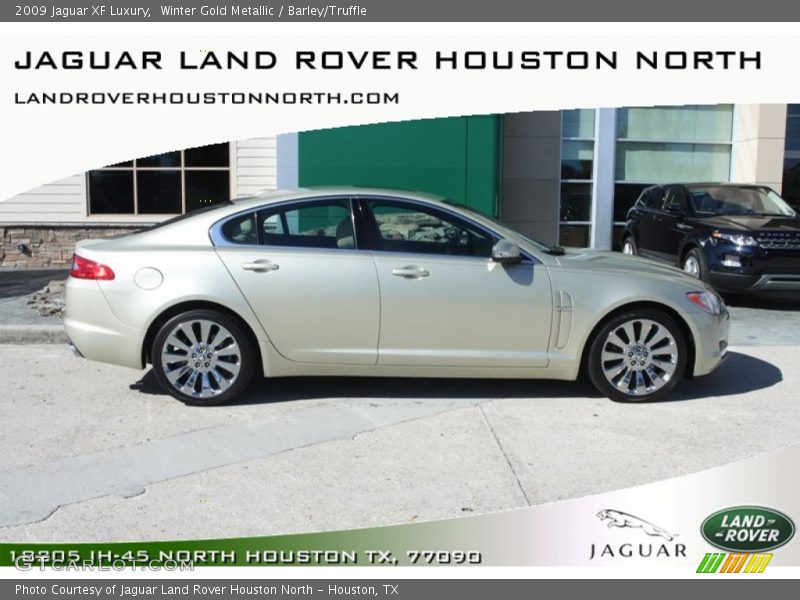 Winter Gold Metallic / Barley/Truffle 2009 Jaguar XF Luxury