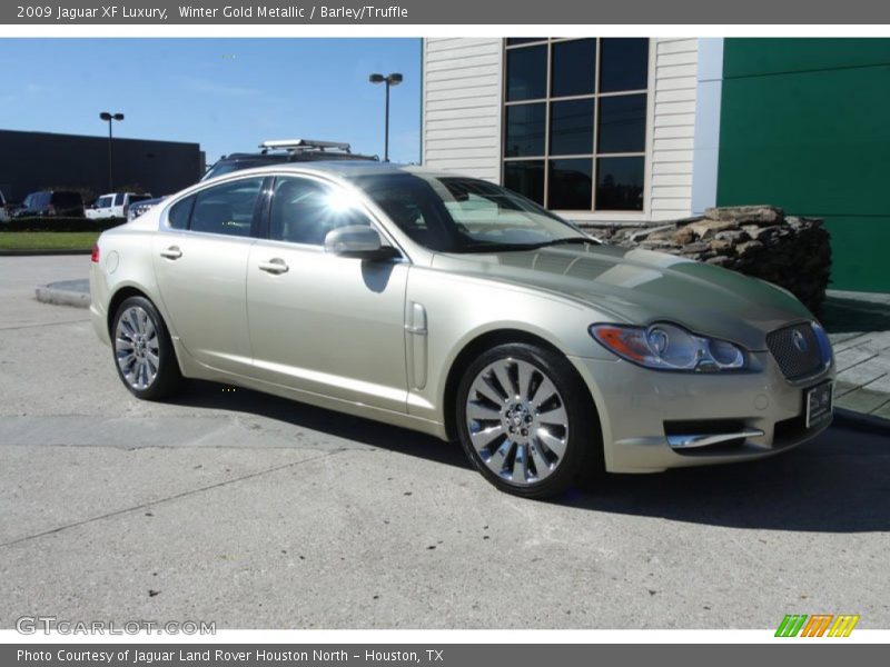 Winter Gold Metallic / Barley/Truffle 2009 Jaguar XF Luxury