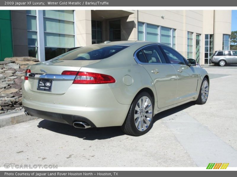 Winter Gold Metallic / Barley/Truffle 2009 Jaguar XF Luxury