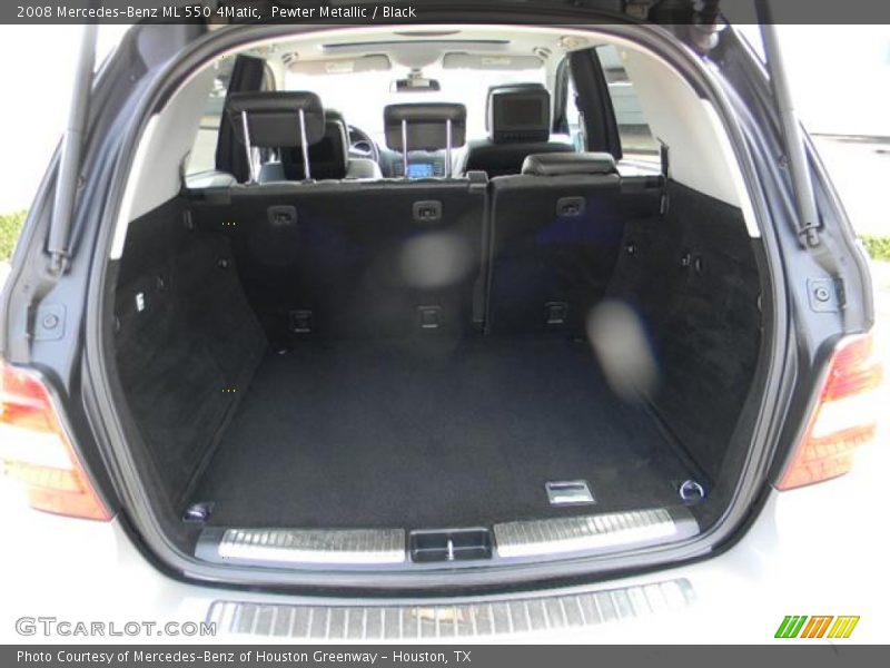 Pewter Metallic / Black 2008 Mercedes-Benz ML 550 4Matic