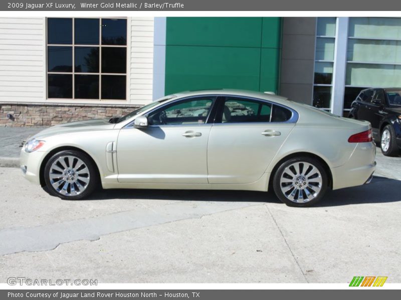 Winter Gold Metallic / Barley/Truffle 2009 Jaguar XF Luxury