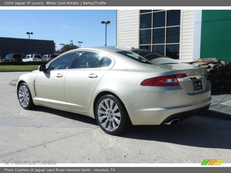 Winter Gold Metallic / Barley/Truffle 2009 Jaguar XF Luxury