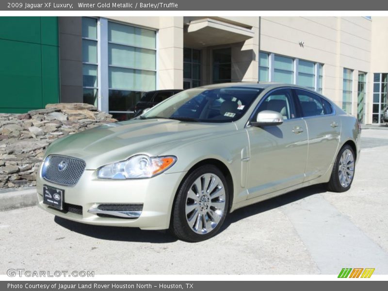 Winter Gold Metallic / Barley/Truffle 2009 Jaguar XF Luxury