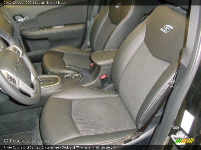 Black / Black 2012 Chrysler 200 S Sedan