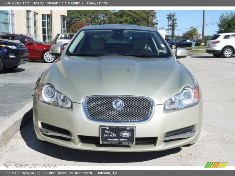 Winter Gold Metallic / Barley/Truffle 2009 Jaguar XF Luxury