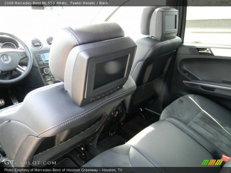 Pewter Metallic / Black 2008 Mercedes-Benz ML 550 4Matic