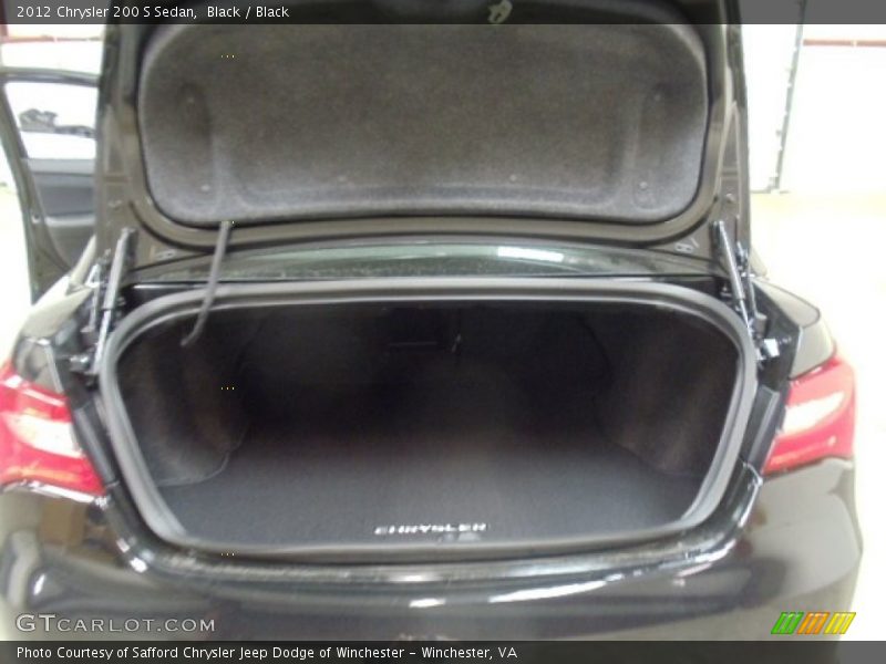 Black / Black 2012 Chrysler 200 S Sedan