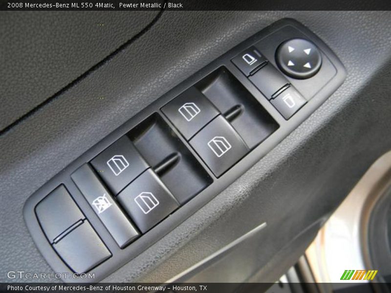 Pewter Metallic / Black 2008 Mercedes-Benz ML 550 4Matic