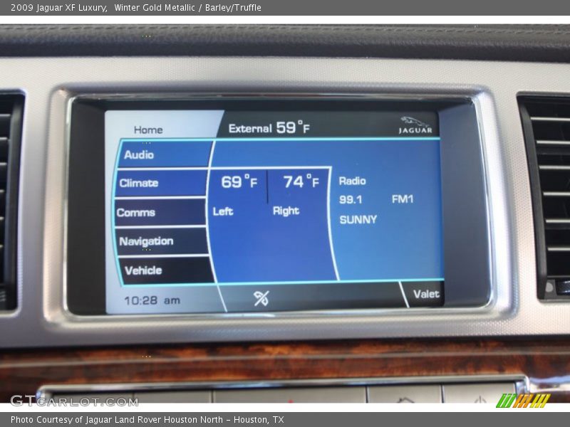 Winter Gold Metallic / Barley/Truffle 2009 Jaguar XF Luxury