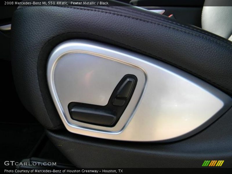 Pewter Metallic / Black 2008 Mercedes-Benz ML 550 4Matic