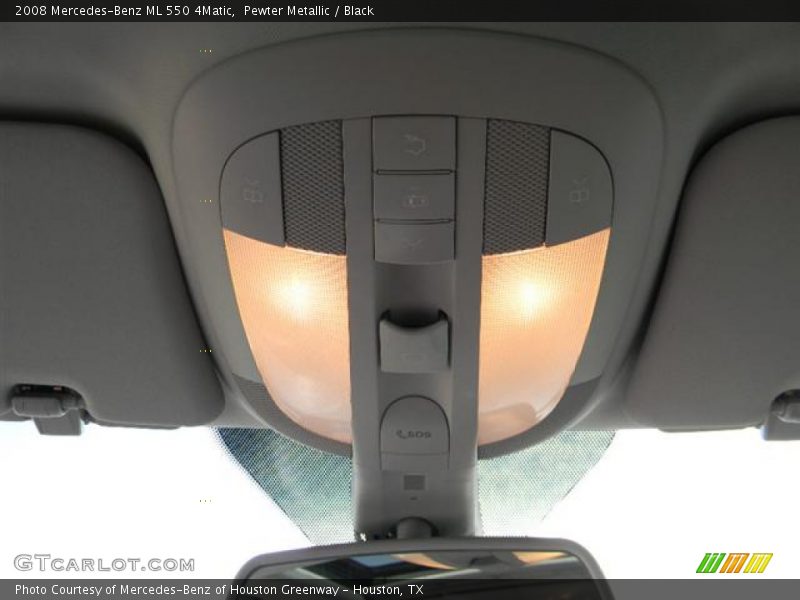 Pewter Metallic / Black 2008 Mercedes-Benz ML 550 4Matic