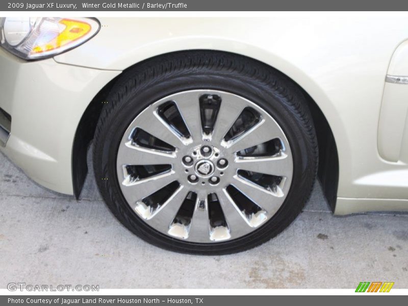Winter Gold Metallic / Barley/Truffle 2009 Jaguar XF Luxury