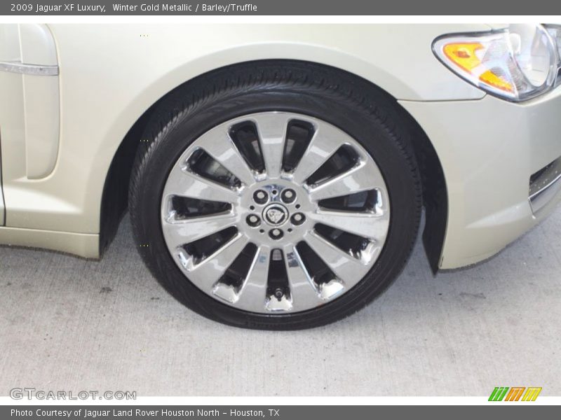 Winter Gold Metallic / Barley/Truffle 2009 Jaguar XF Luxury