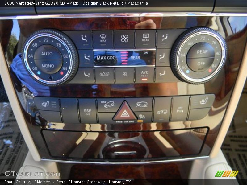 Obsidian Black Metallic / Macadamia 2008 Mercedes-Benz GL 320 CDI 4Matic