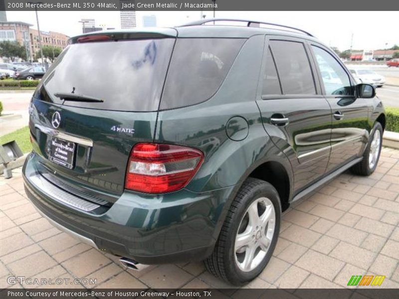 Jade Green Metallic / Macadamia 2008 Mercedes-Benz ML 350 4Matic