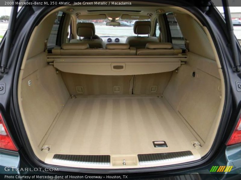 Jade Green Metallic / Macadamia 2008 Mercedes-Benz ML 350 4Matic
