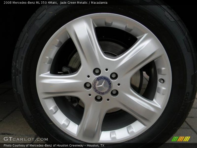 Jade Green Metallic / Macadamia 2008 Mercedes-Benz ML 350 4Matic