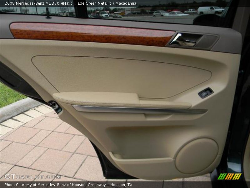 Jade Green Metallic / Macadamia 2008 Mercedes-Benz ML 350 4Matic