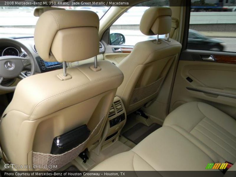 Jade Green Metallic / Macadamia 2008 Mercedes-Benz ML 350 4Matic