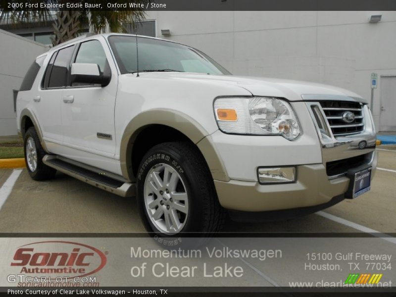 Oxford White / Stone 2006 Ford Explorer Eddie Bauer