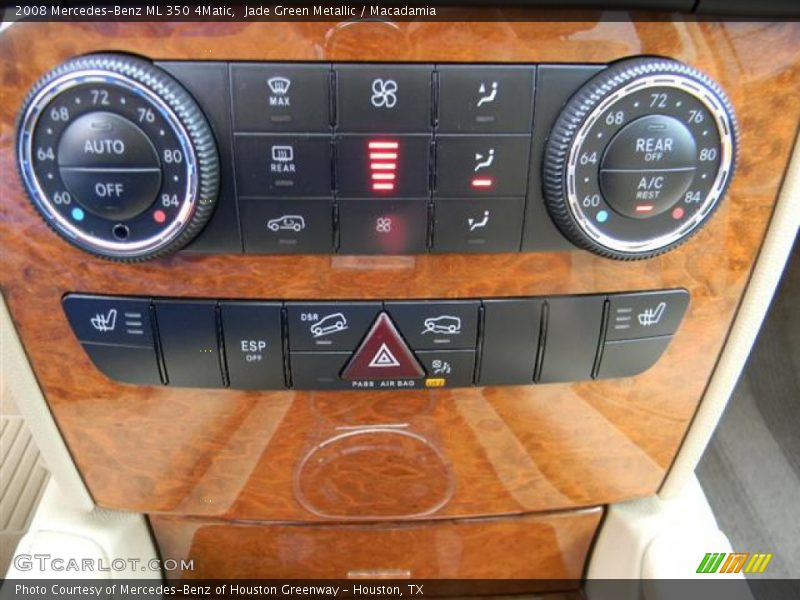 Jade Green Metallic / Macadamia 2008 Mercedes-Benz ML 350 4Matic