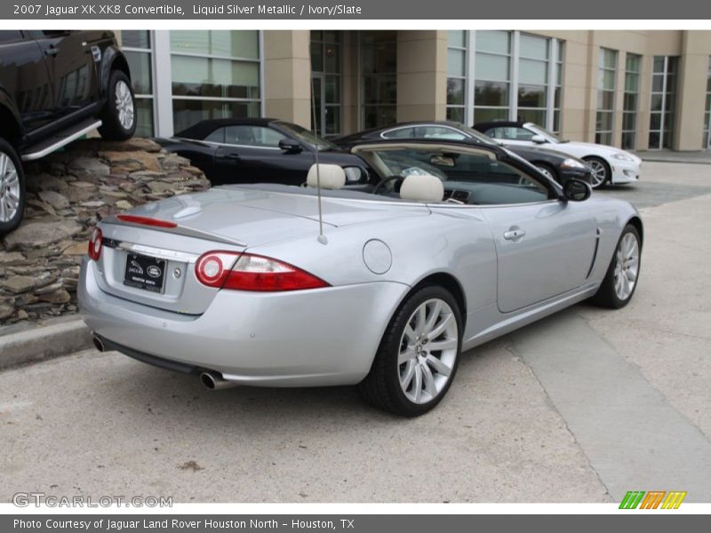 Liquid Silver Metallic / Ivory/Slate 2007 Jaguar XK XK8 Convertible