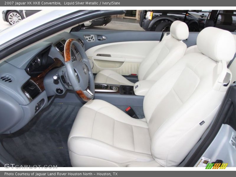  2007 XK XK8 Convertible Ivory/Slate Interior