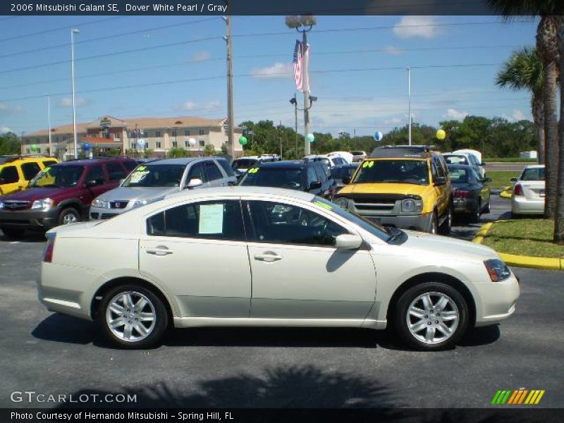Dover White Pearl / Gray 2006 Mitsubishi Galant SE