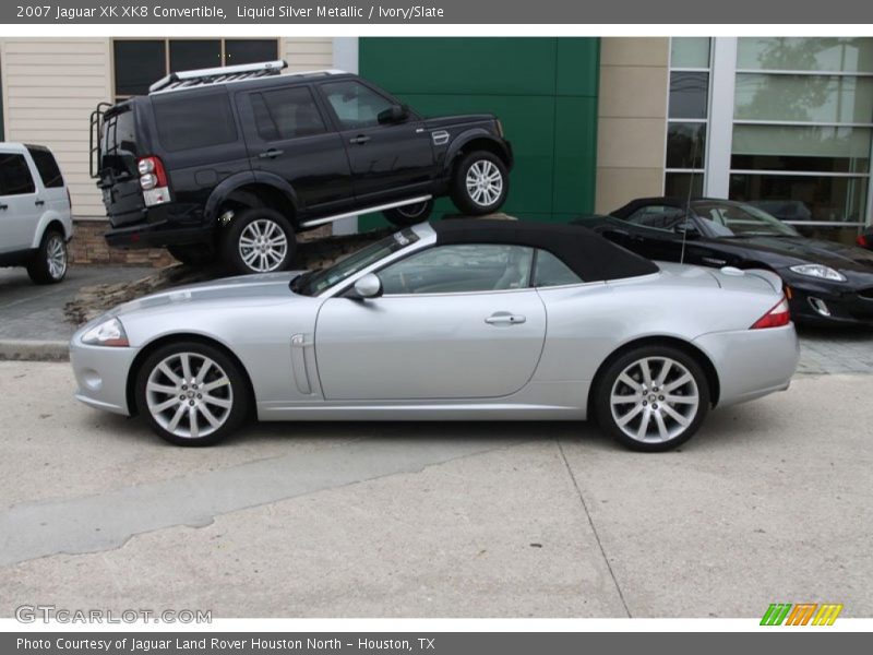 Liquid Silver Metallic / Ivory/Slate 2007 Jaguar XK XK8 Convertible