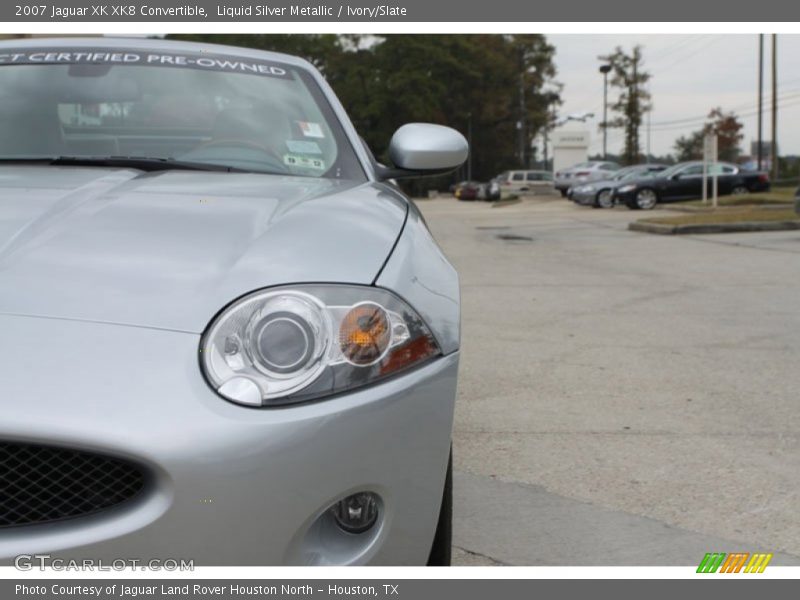 Liquid Silver Metallic / Ivory/Slate 2007 Jaguar XK XK8 Convertible