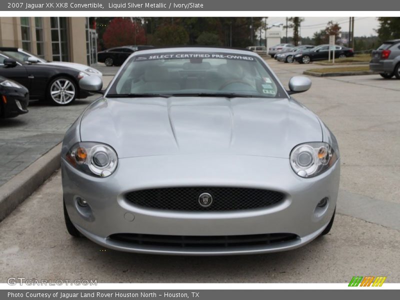 Liquid Silver Metallic / Ivory/Slate 2007 Jaguar XK XK8 Convertible