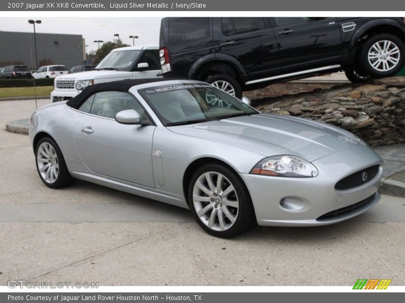  2007 XK XK8 Convertible Liquid Silver Metallic