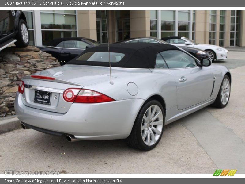 Liquid Silver Metallic / Ivory/Slate 2007 Jaguar XK XK8 Convertible