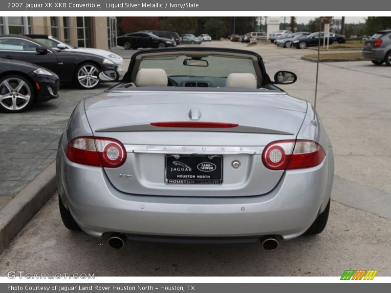 Liquid Silver Metallic / Ivory/Slate 2007 Jaguar XK XK8 Convertible