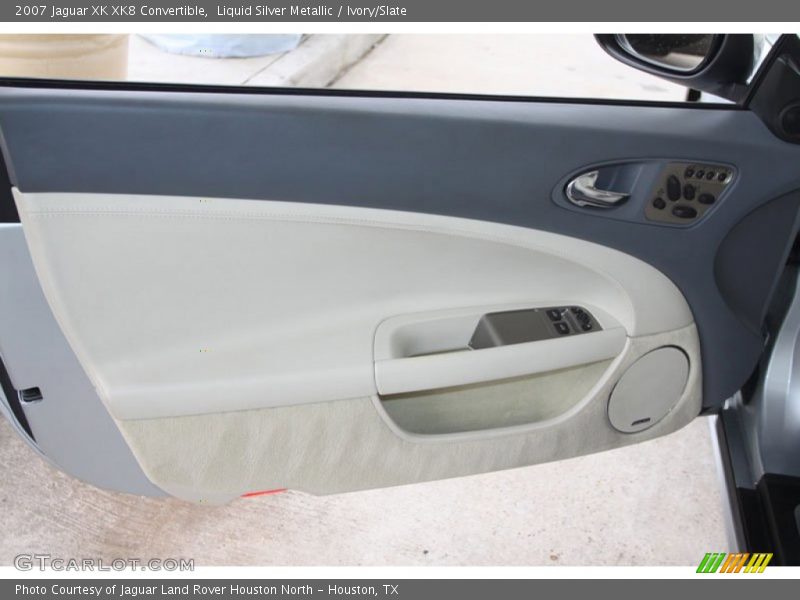 Liquid Silver Metallic / Ivory/Slate 2007 Jaguar XK XK8 Convertible