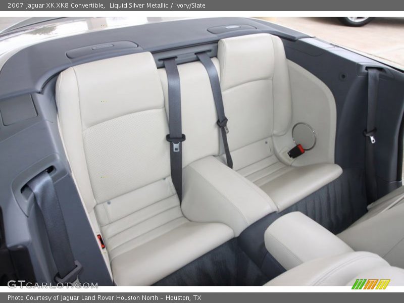 Liquid Silver Metallic / Ivory/Slate 2007 Jaguar XK XK8 Convertible