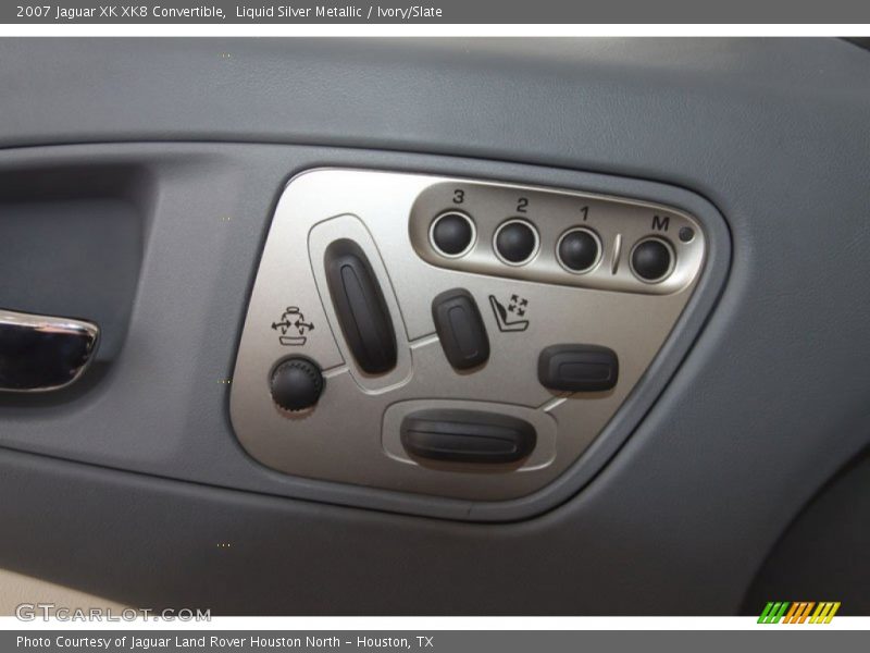 Liquid Silver Metallic / Ivory/Slate 2007 Jaguar XK XK8 Convertible