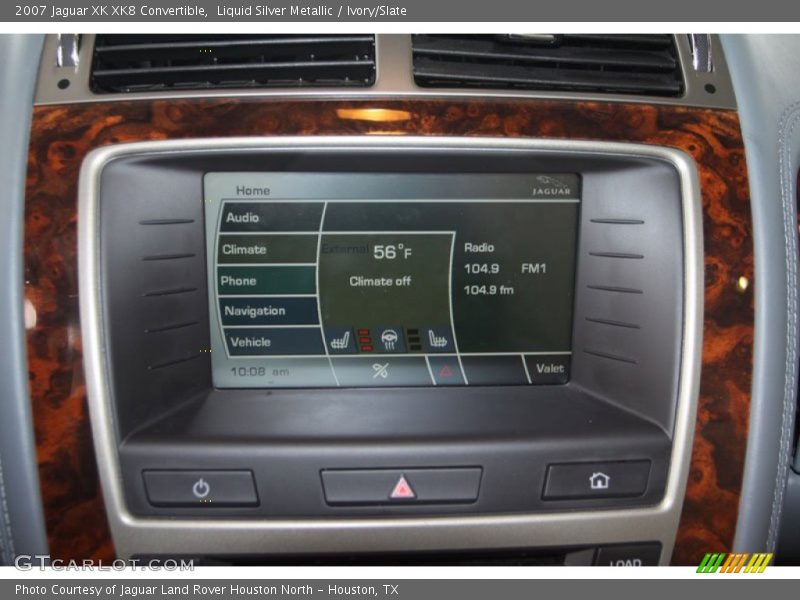 Liquid Silver Metallic / Ivory/Slate 2007 Jaguar XK XK8 Convertible