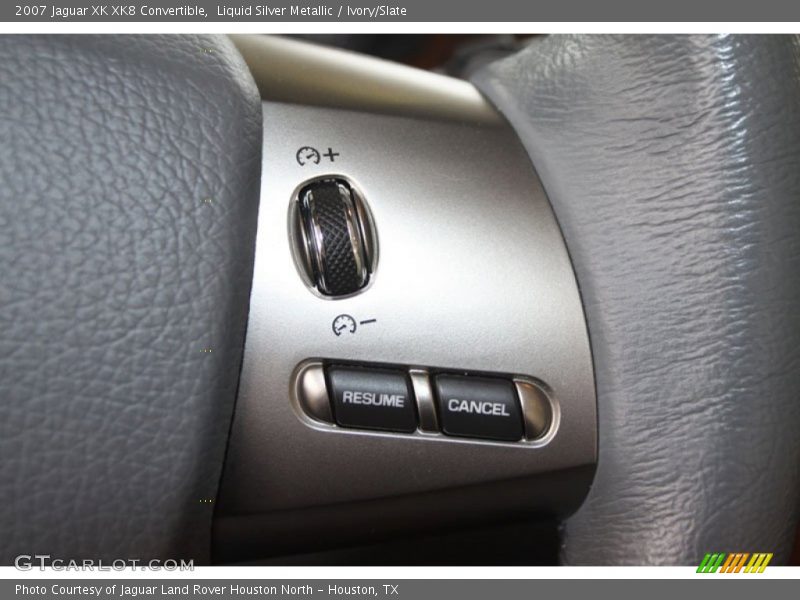 Liquid Silver Metallic / Ivory/Slate 2007 Jaguar XK XK8 Convertible